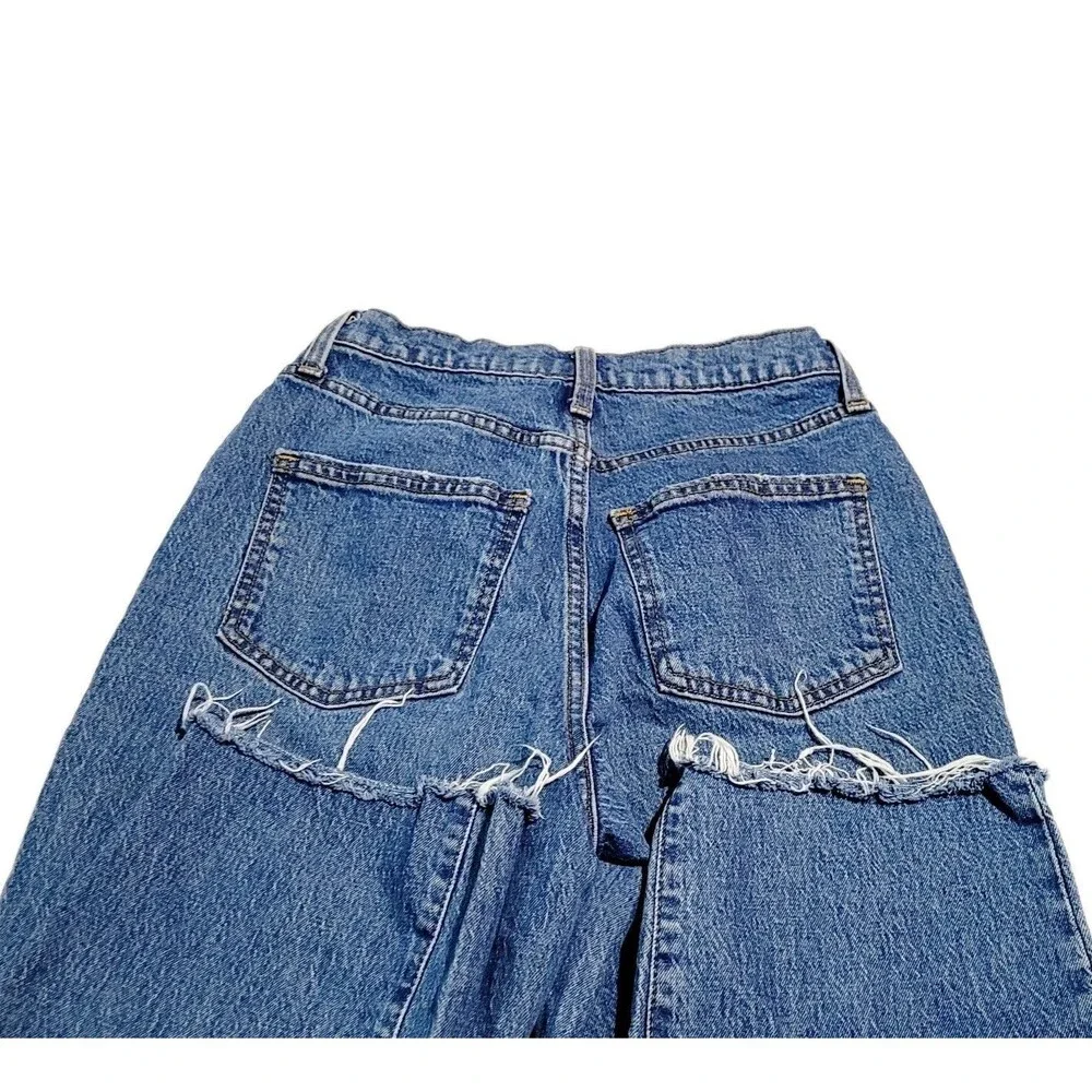 Universal Thread Jeans Women's Sz 4 High Rise Vintage Straight Denim Blue Pants - Picture 10 of 10